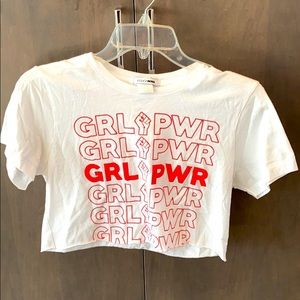 Girl Power Crop Top